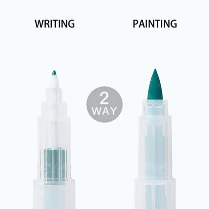 MIDORI - Colour Duel Tip Pens for Paintable Stamps