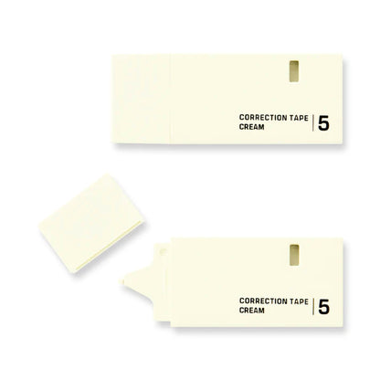 MIDORI - Correction Tape 5mm: Cream