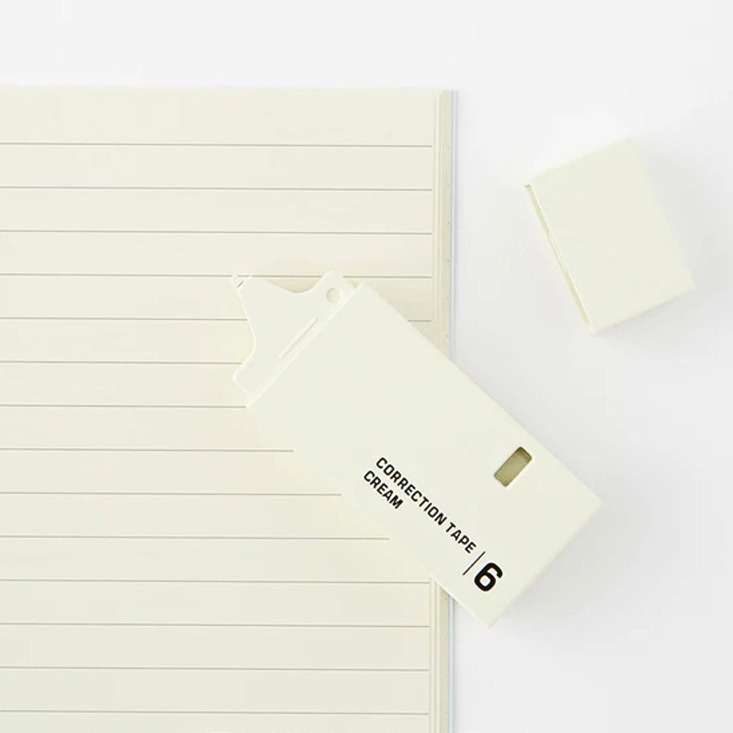 MIDORI - Correction Tape 6mm: Cream