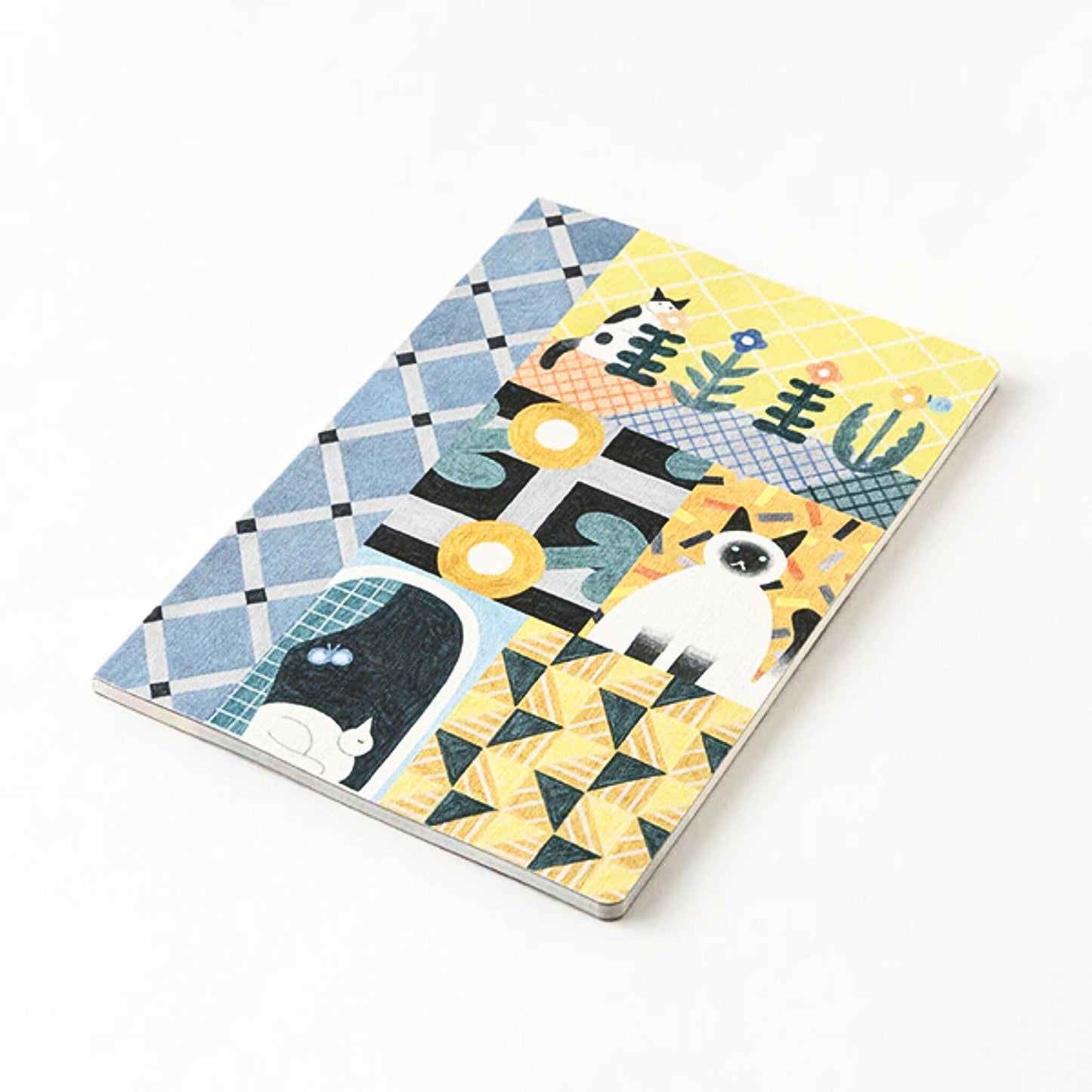 MIDORI - Yuru Log B6 Notebook: Cat