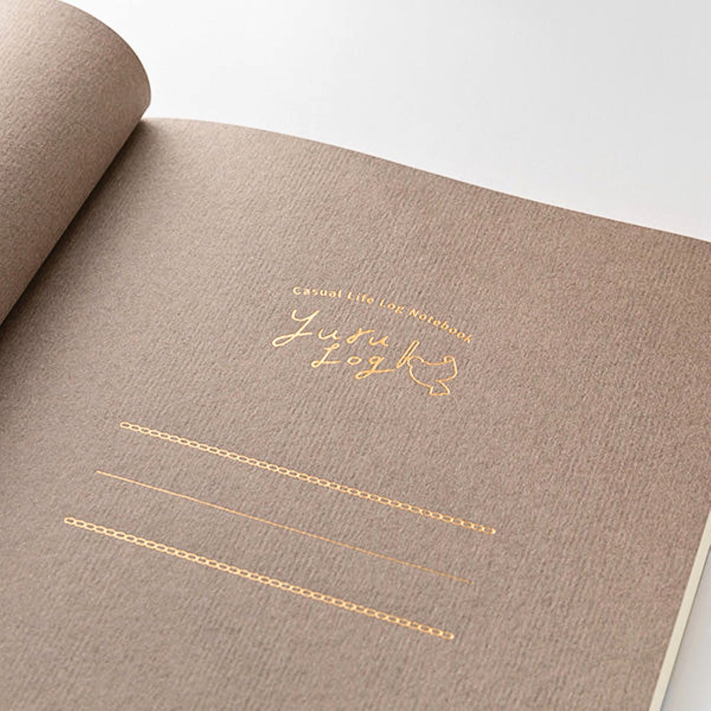 MIDORI - Yuru Log B6 Notebook: Cat