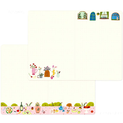 MIDORI - Yuru Log B6 Notebook: My Life