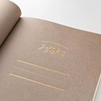 MIDORI - Yuru Log B6 Notebook: My Life