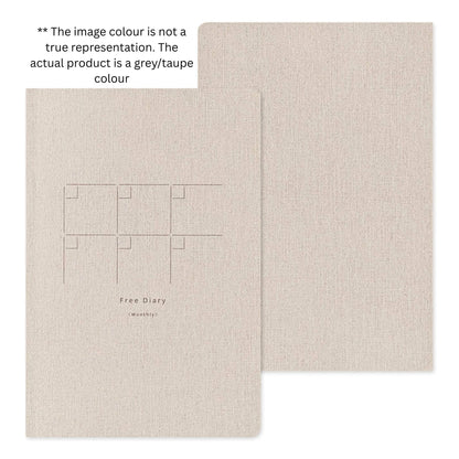 MIDORI - Yuru Log Date-Free Diary B6 18 Months