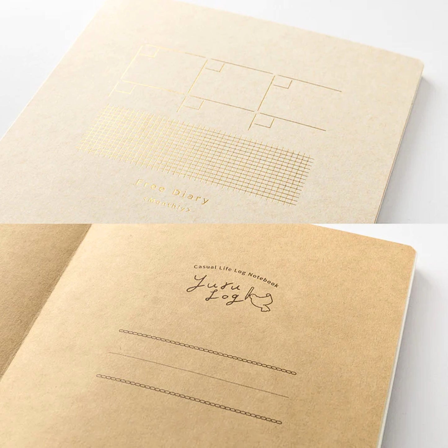 MIDORI - Yuru Log Date-Free Diary B6 12 Months