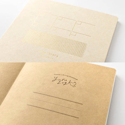 MIDORI - Yuru Log Date-Free Diary B6 12 Months