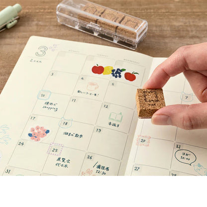 MIDORI - Yuru Log Date-Free Diary B6 12 Months