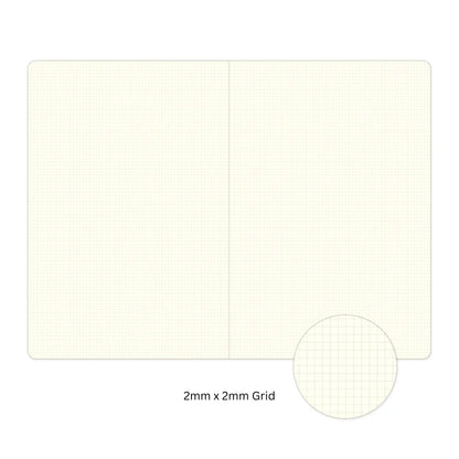 MIDORI - Yuru Log Notebook B6 - Grid