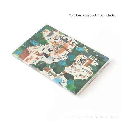 MIDORI - Yuru Log B6 Notebook Cover: Clear
