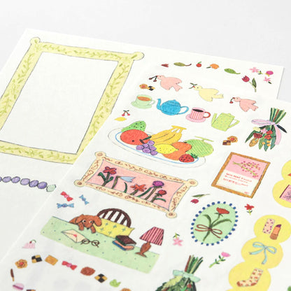 MIDORI - Removable Yuru Log Stickers (2 Sheets): My Life