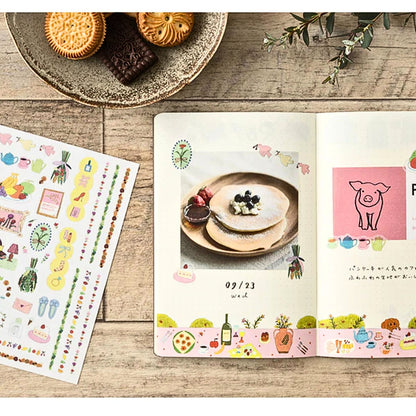 MIDORI - Removable Yuru Log Stickers (2 Sheets): My Life