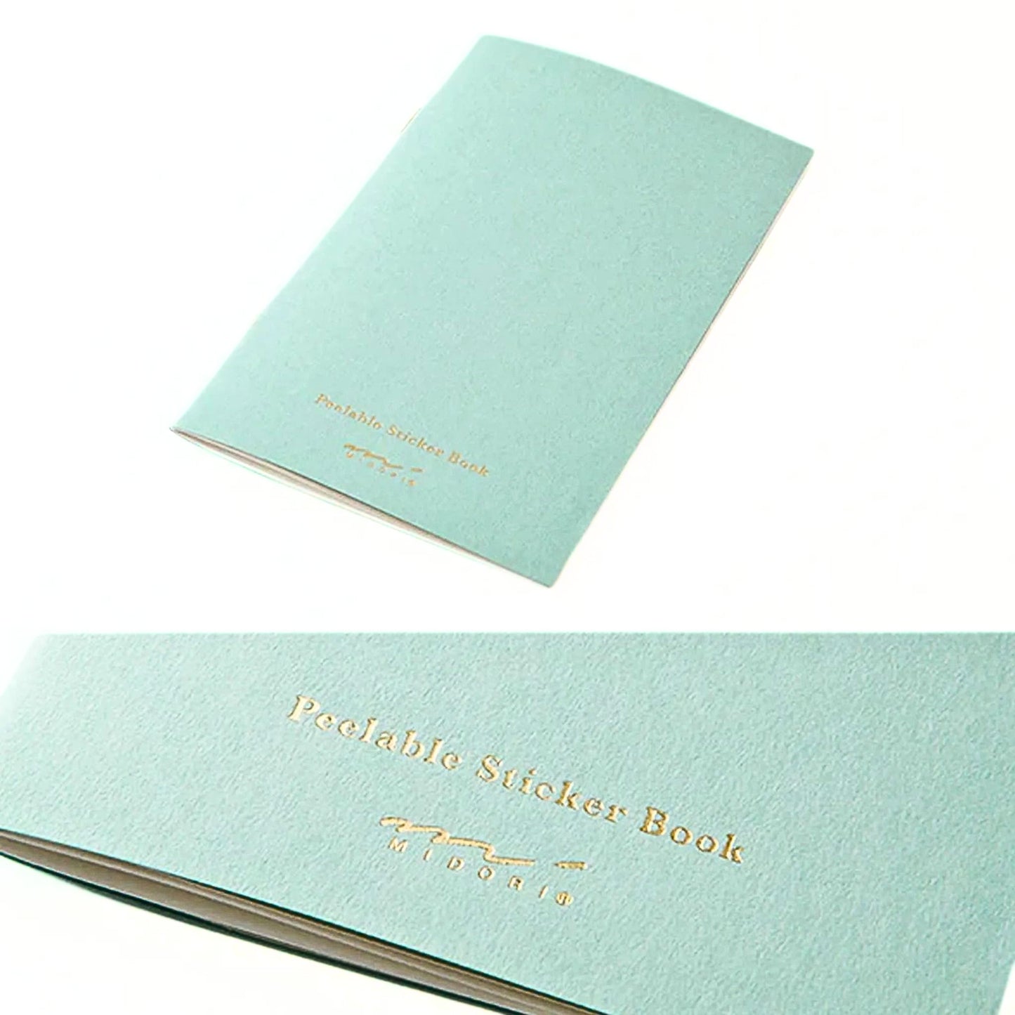MIDORI - Peelable Sticker Book - Light Blue