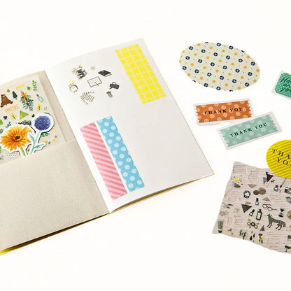 MIDORI - Peelable Sticker Book - Yellow