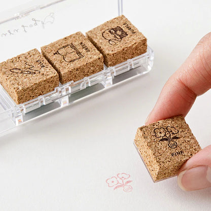 MIDORI - Yuru Log Pre-Inked Stamp: Daily Life