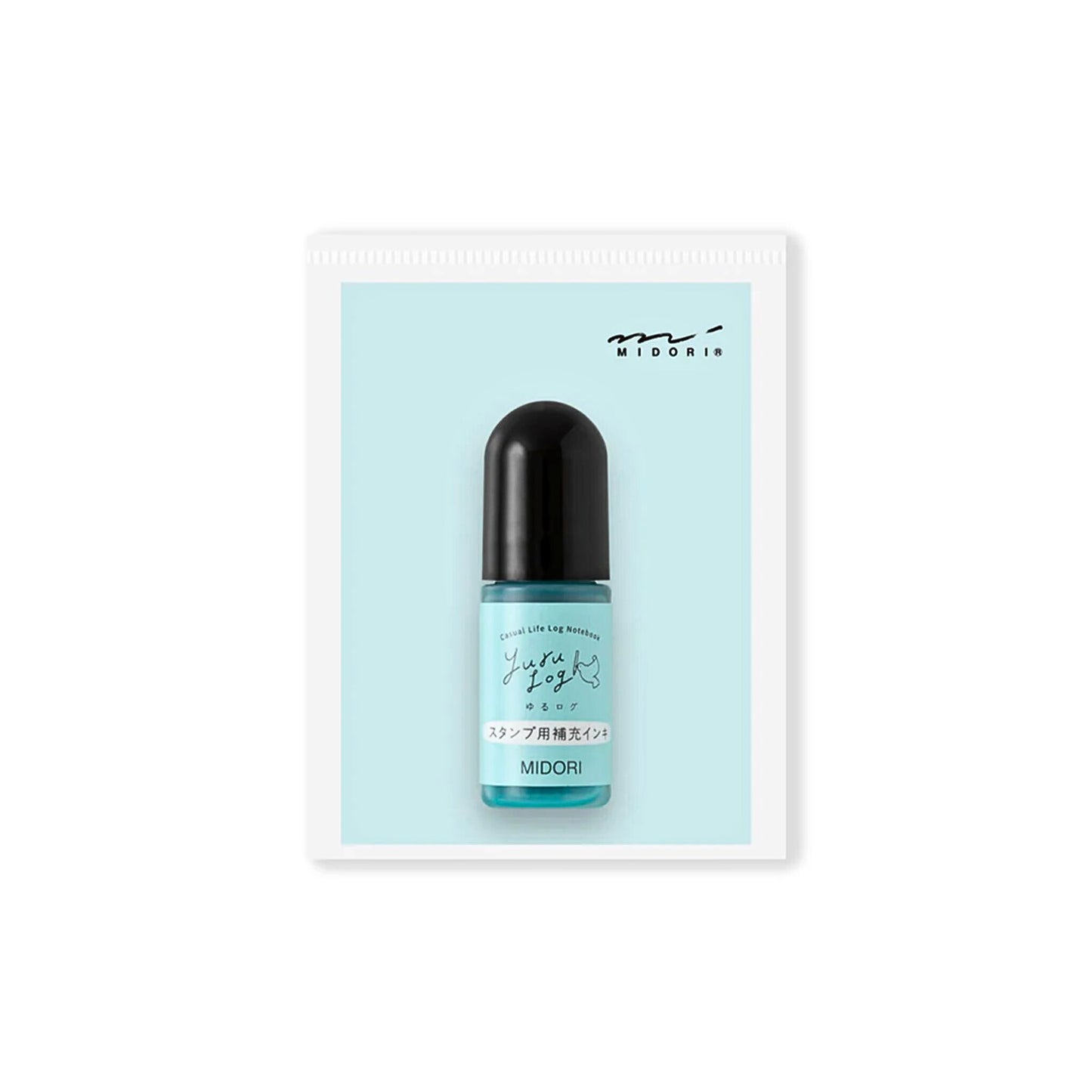 MIDORI - Yuru Log Pre-Inked Stamp Ink Refill (4 Colours)