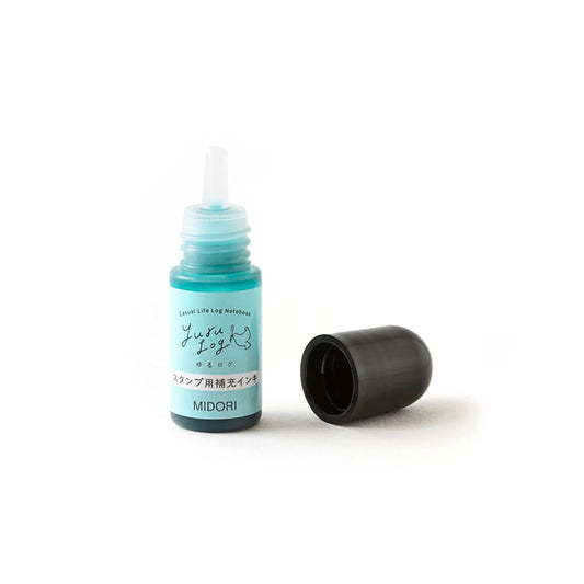 MIDORI - Yuru Log Pre-Inked Stamp Ink Refill (4 Colours)