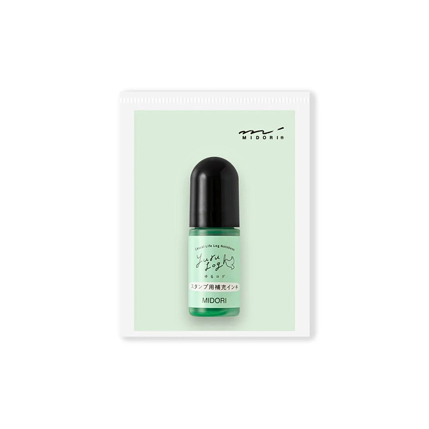 MIDORI - Yuru Log Pre-Inked Stamp Ink Refill (4 Colours)