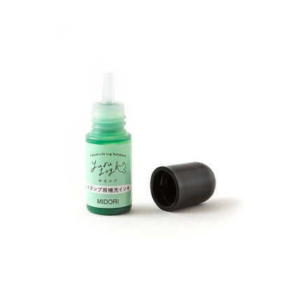 MIDORI - Yuru Log Pre-Inked Stamp Ink Refill (4 Colours)