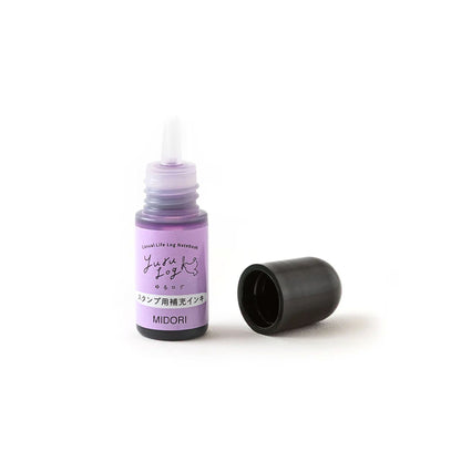 MIDORI - Yuru Log Pre-Inked Stamp Ink Refill (4 Colours)