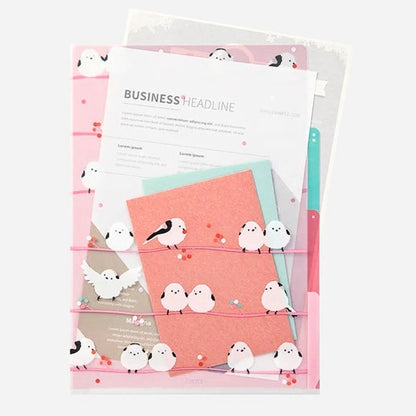 MIDORI - 3-Pocket File: Bird