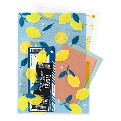 MIDORI - 3-Pocket File: Lemon