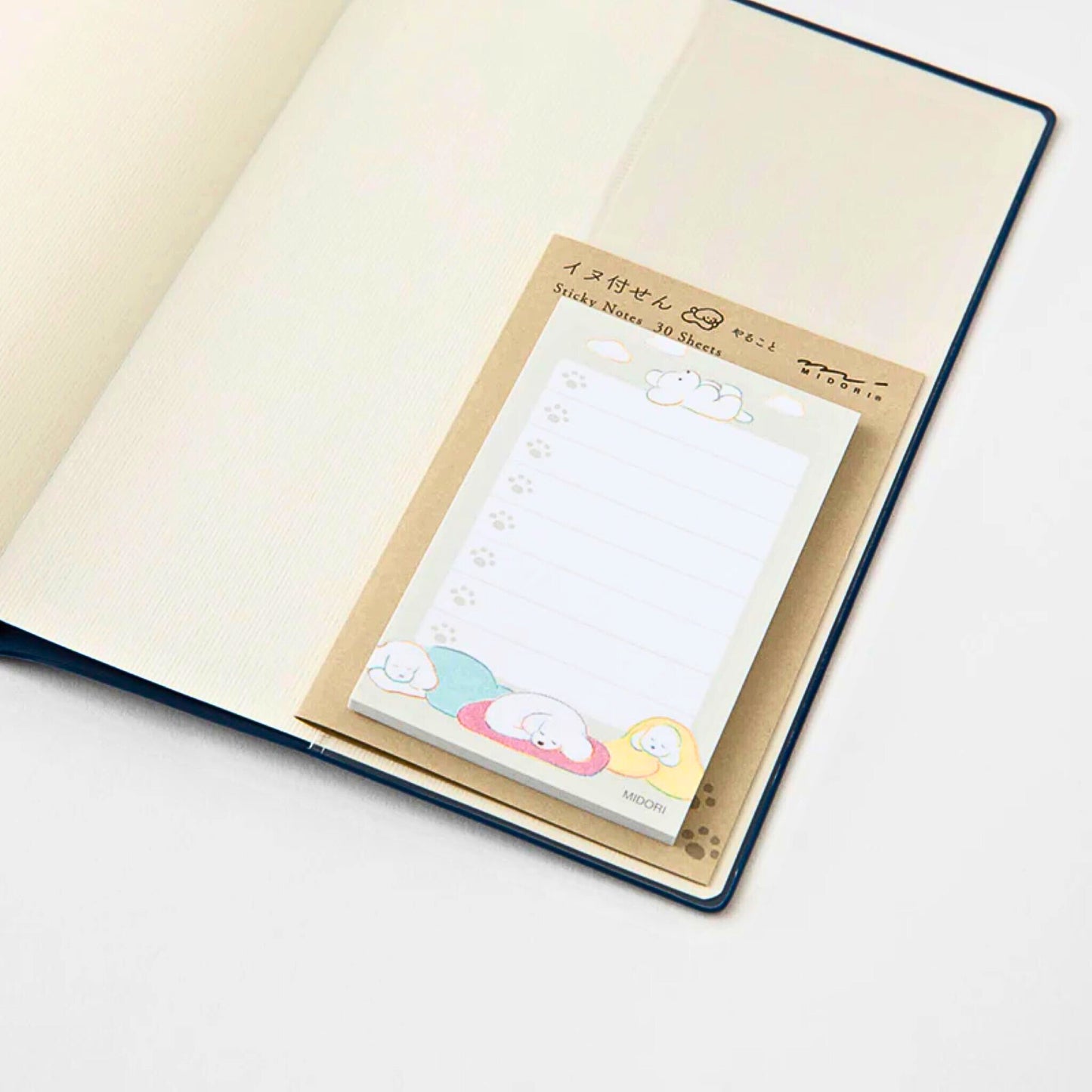 MIDORI - Sticky Notes: To-Do List Dog (Grey)