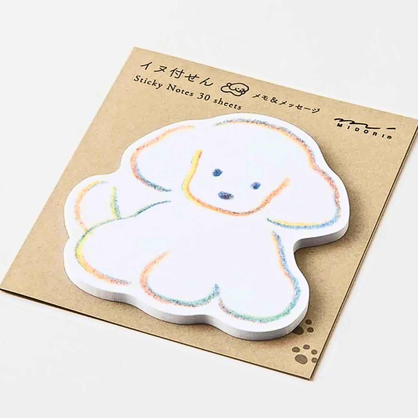MIDORI - Sticky Notes: Die-Cut Dog