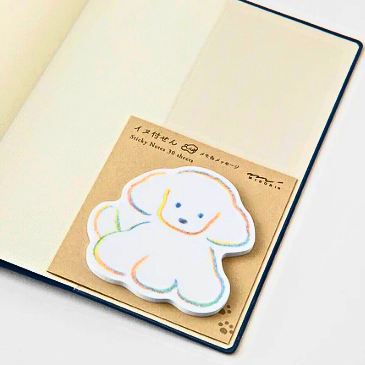 MIDORI - Sticky Notes: Die-Cut Dog