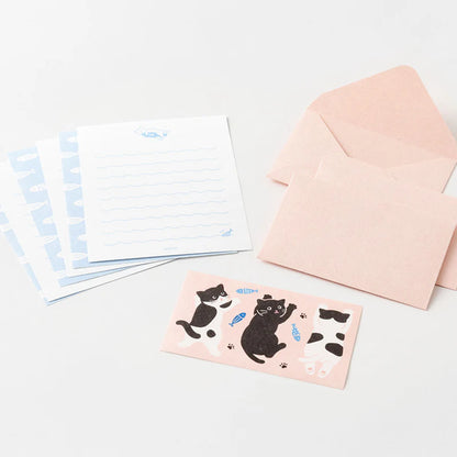 MIDORI - Message Letter Set: Cat