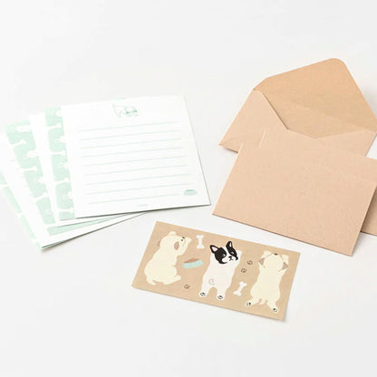 MIDORI - Message Letter Set: Dog