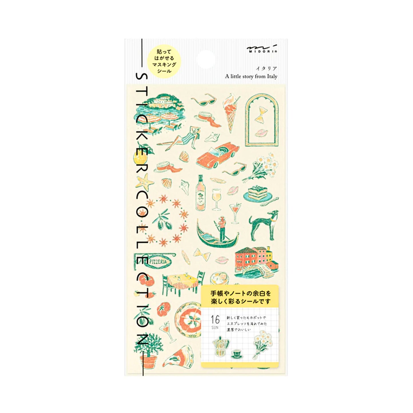 MIDORI - Country Journal Sticker Sheet