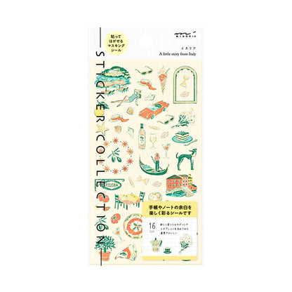 MIDORI - Country Motif - Italy Stickers