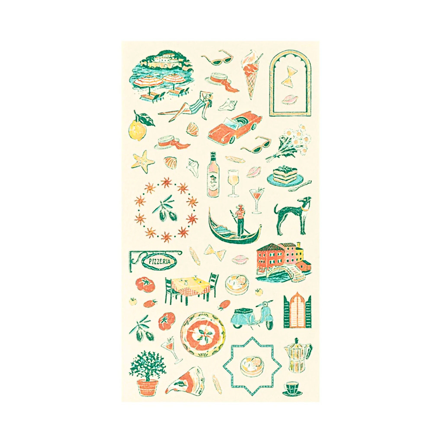 MIDORI - Country Motif - Italy Stickers