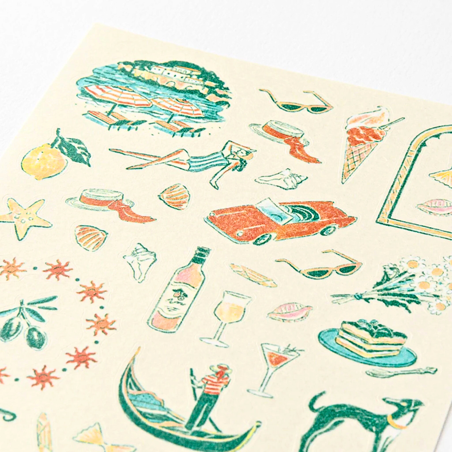 MIDORI - Country Motif - Italy Stickers