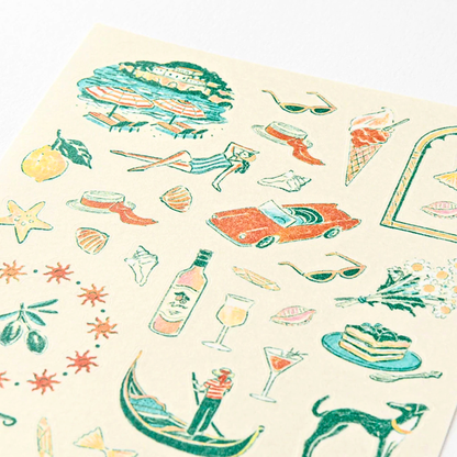 MIDORI - Country Motif - Italy Stickers