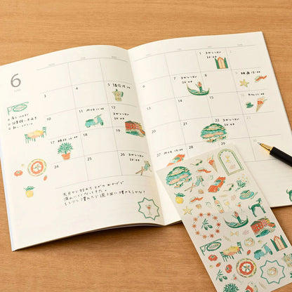 MIDORI - Country Journal Sticker Sheet
