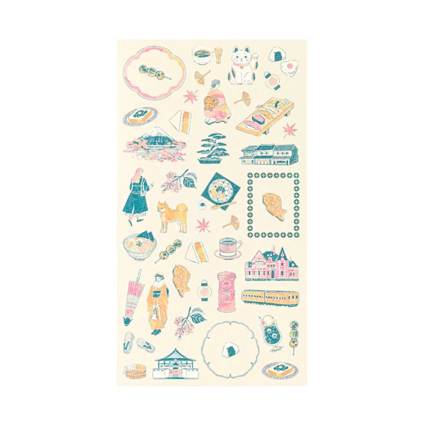 MIDORI - Country Journal Sticker Sheet