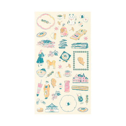 MIDORI - Country Journal Sticker Sheet