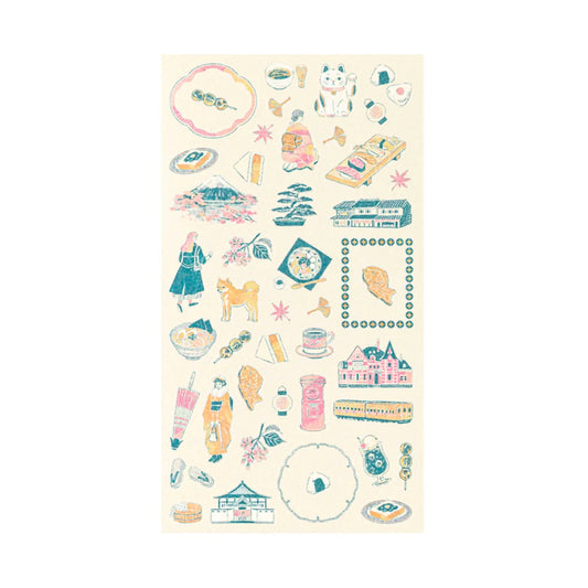 MIDORI - Country Journal Sticker Sheet