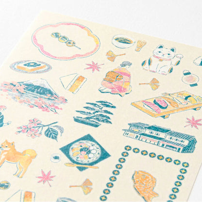 MIDORI - Country Journal Sticker Sheet