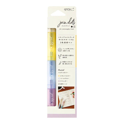 MIDORI - Connecting Pen Join Dots: Pastel