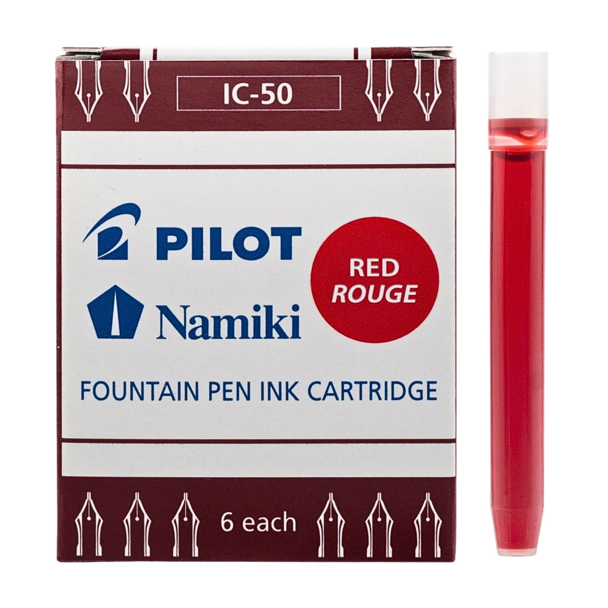 PILOT - Signature - Fountain Pen - Ink Cartridges - 6pk - 3 Colour Options