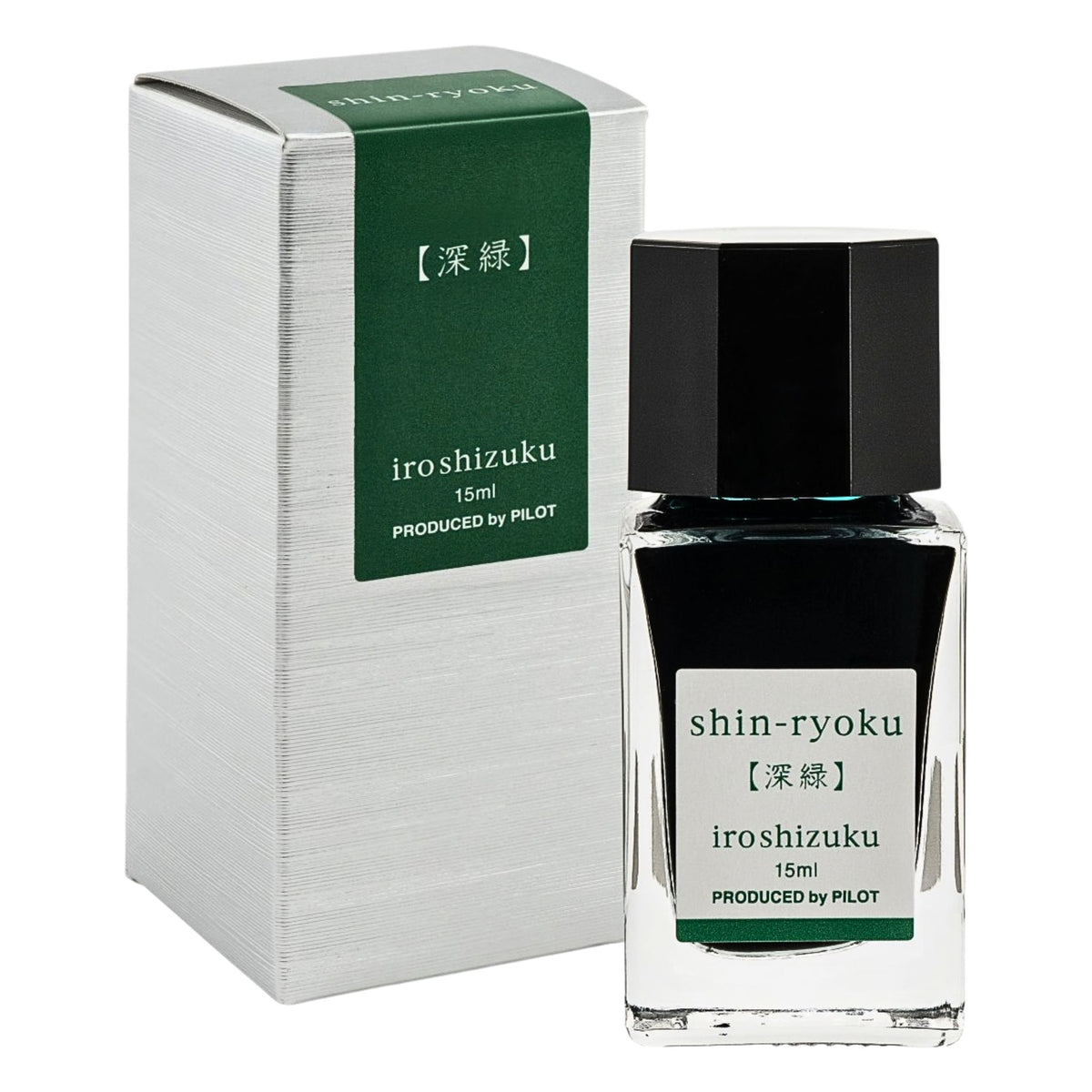 PILOT - iroshizuku - Fountain Pen - Ink Bottle - 15ml - Forest Green - shin-ryoku