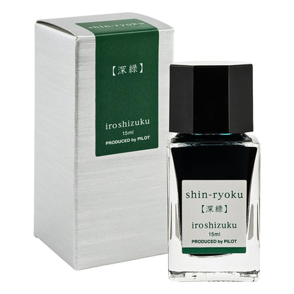 PILOT - iroshizuku - Fountain Pen - Ink Bottle - 15ml - Forest Green - shin-ryoku