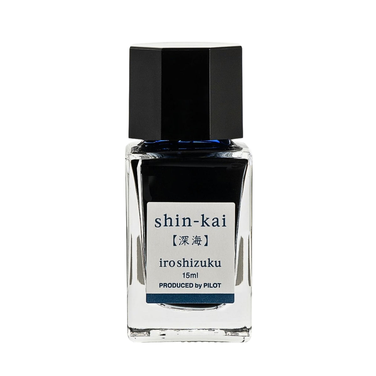 PILOT - iroshizuku - Fountain Pen - Ink Bottle - 15ml - Deep Sea - shin-kai