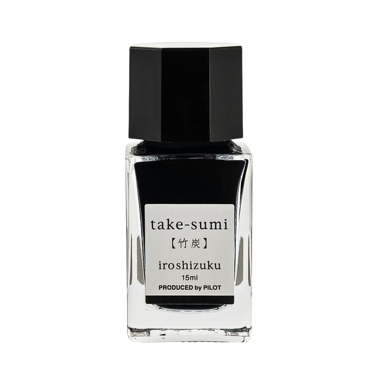 PILOT - iroshizuku - Fountain Pen - Ink Bottle - 15ml - Bamboo Charcoal - take-sumi