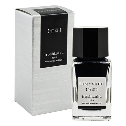 PILOT - iroshizuku - Fountain Pen - Ink Bottle - 15ml - Bamboo Charcoal - take-sumi