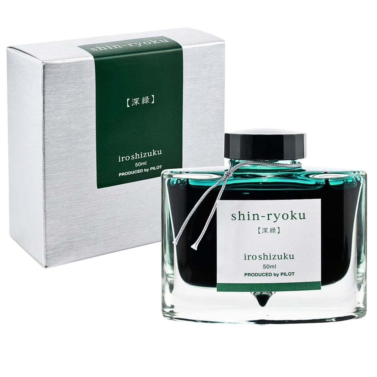 PILOT - iroshizuku - Fountain Pen - Ink Bottle - 50ml - Forest Green - shin-ryoku