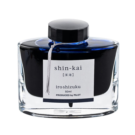 PILOT - iroshizuku - Fountain Pen - Ink Bottle - 50ml - Deep Sea - shin-kai