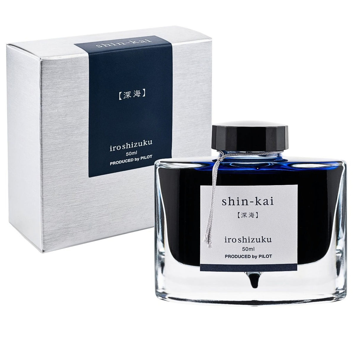 PILOT - iroshizuku - Fountain Pen - Ink Bottle - 50ml - Deep Sea - shin-kai